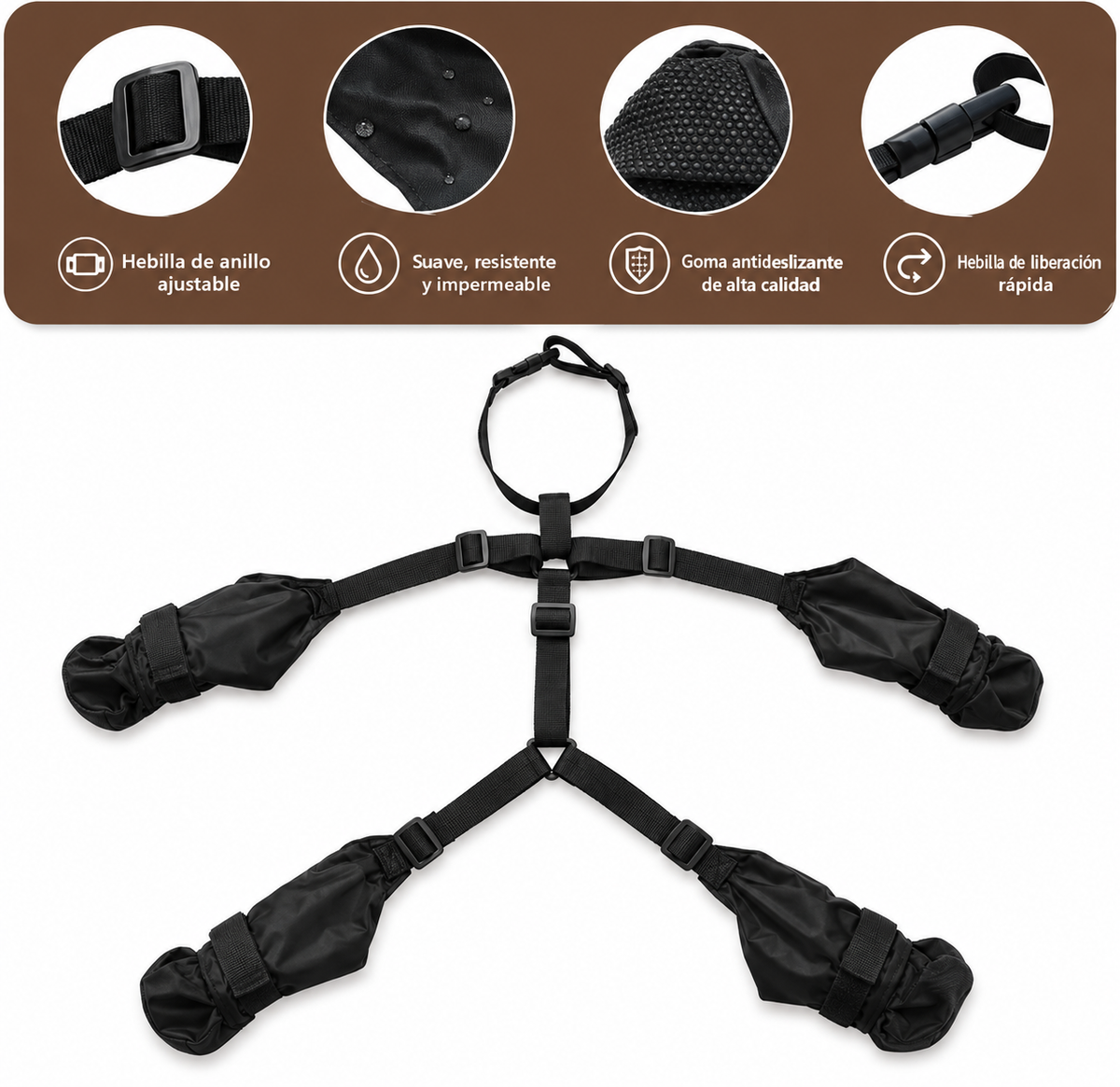Botas impermeables para perros